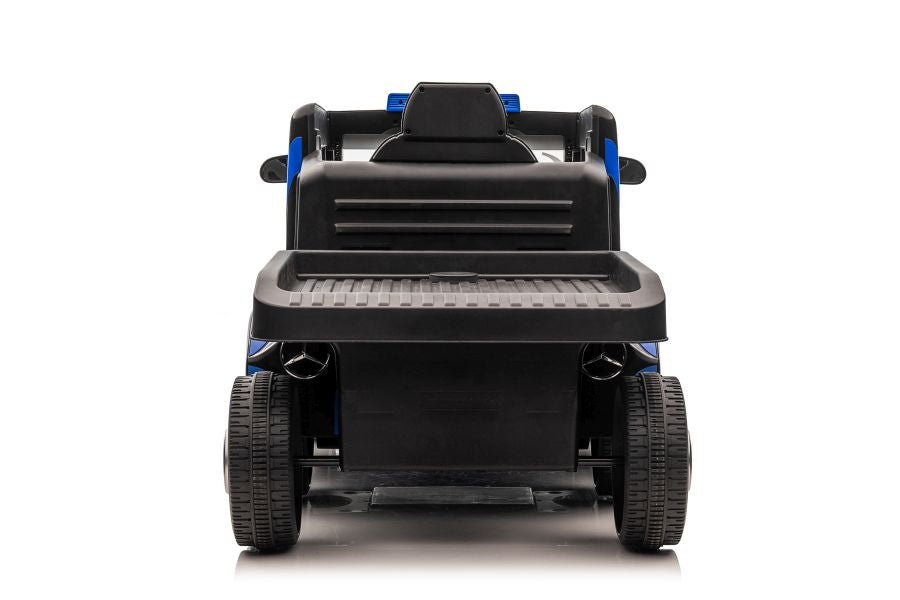 Elektro Kinderauto LKW Mercedes XMX622B Auflieger Marineblau LCD