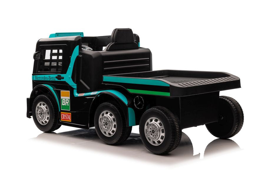 Elektro Kinderauto LKW Mercedes XMX622B Blaues LCD