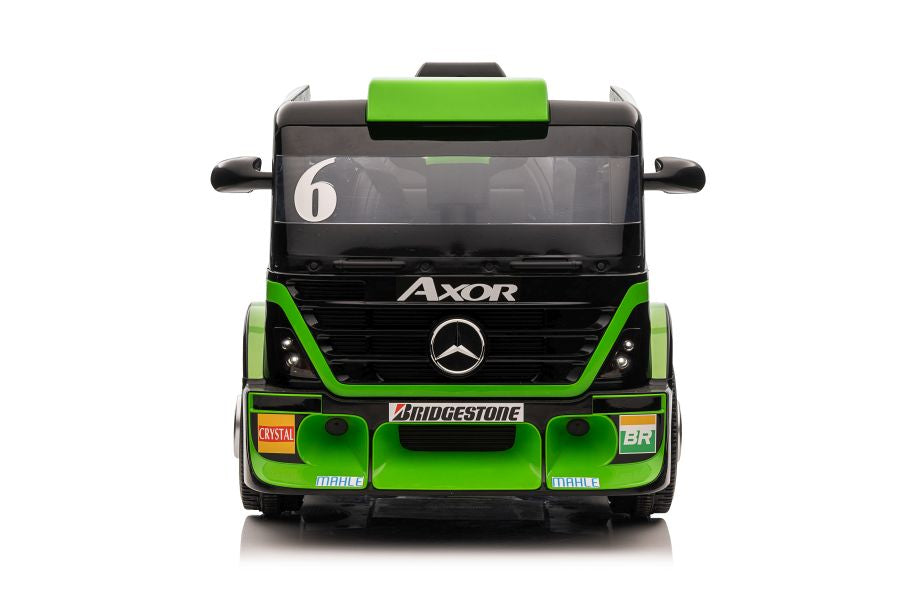 Elektro Kinderauto LKW Mercedes XMX622B Grünes LCD