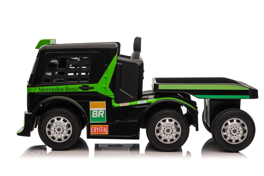 Elektro Kinderauto LKW Mercedes XMX622B Grünes LCD