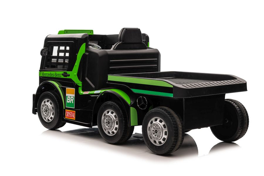 Elektro Kinderauto LKW Mercedes XMX622B Grünes LCD