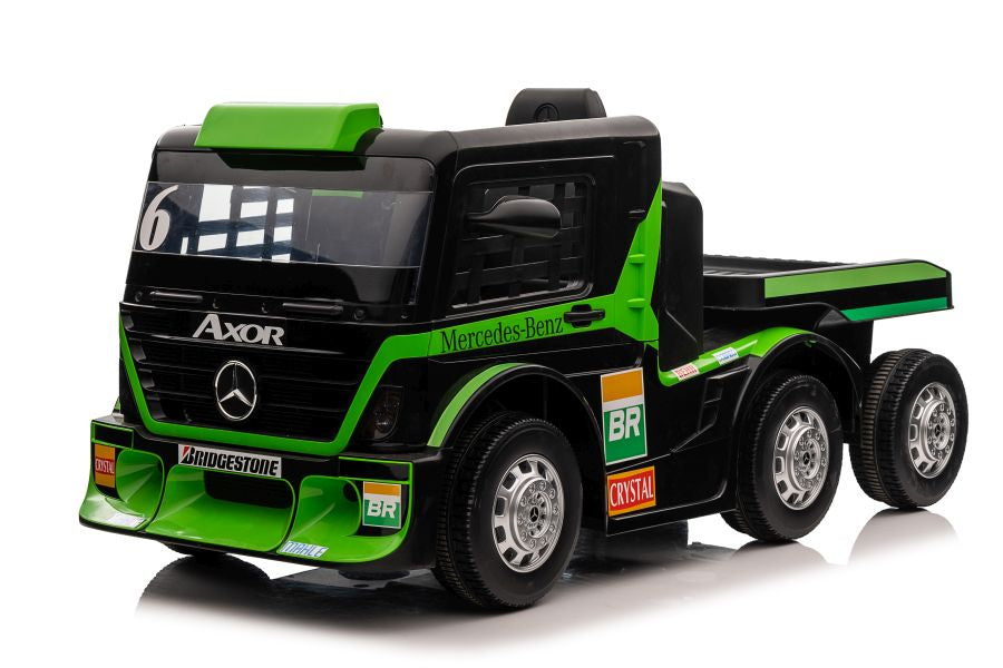 Elektro Kinderauto LKW Mercedes XMX622B Grünes LCD