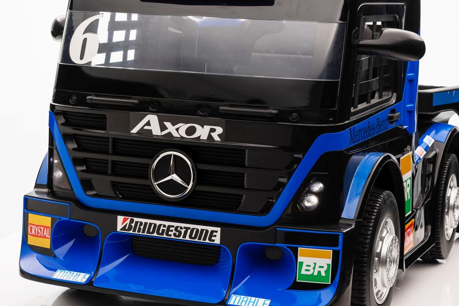 Elektro Kinderauto LKW Mercedes XMX622 Navy Blau
