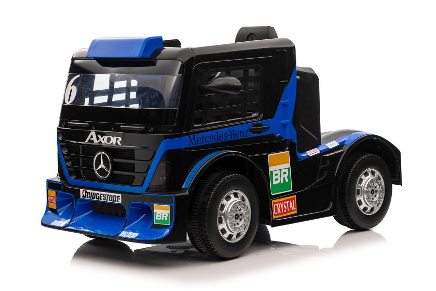 Elektro Kinderauto LKW Mercedes XMX622 Navy Blau