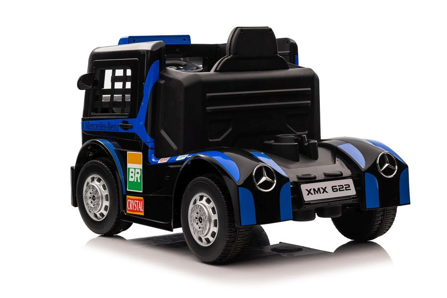 Elektro Kinderauto LKW Mercedes XMX622 Navy Blau