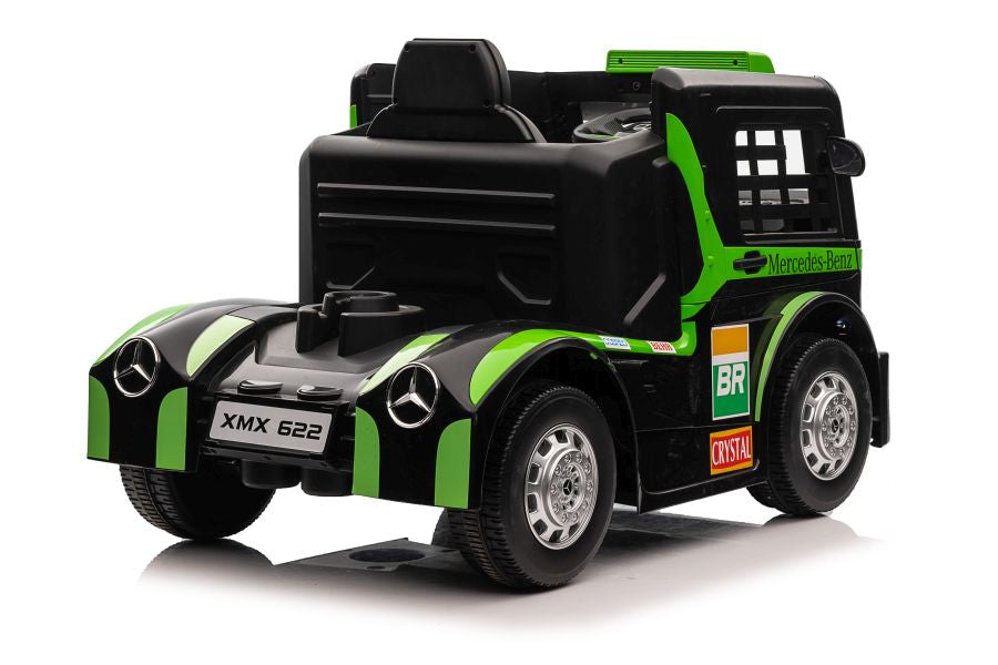 Elektro Kinderauto LKW Mercedes XMX622 Grün 12V