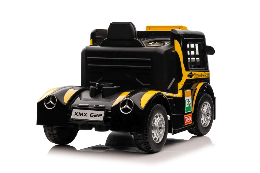 Elektro Kinderauto LKW Mercedes XMX622 Gelb