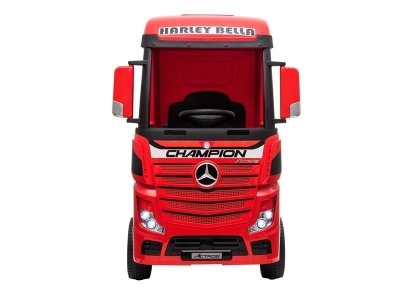 Kinderauto Mercedes Actros Rot für Kinder von Drei bis Acht Jahren