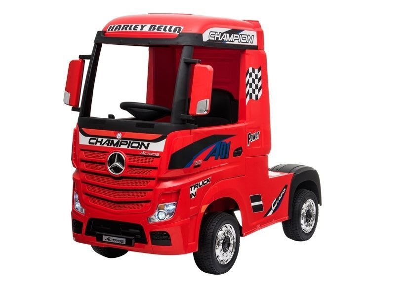 Kinderauto Mercedes Actros Rot für Kinder von Drei bis Acht Jahren