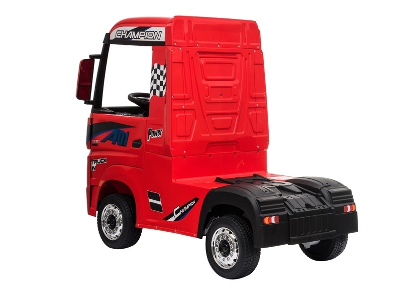 Kinderauto Mercedes Actros Rot für Kinder von Drei bis Acht Jahren