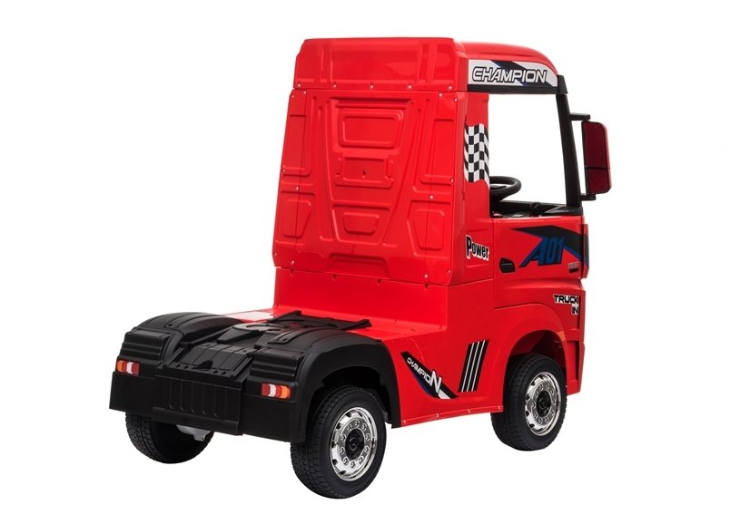 Kinderauto Mercedes Actros Rot für Kinder von Drei bis Acht Jahren