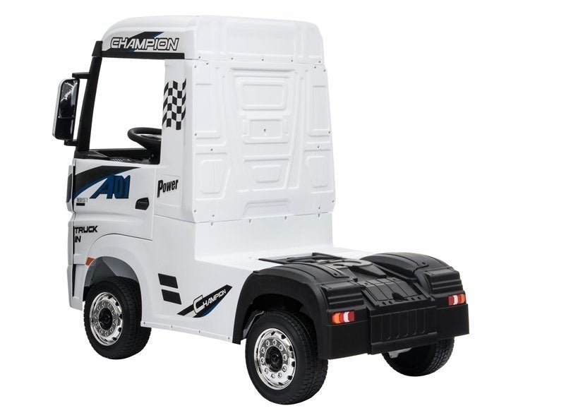 Elektro Kinderauto Mercedes Actros Weiß