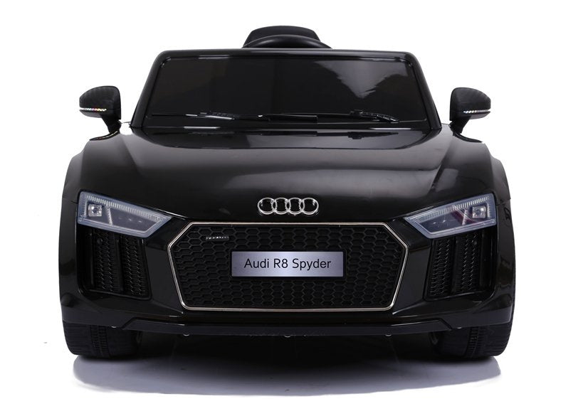 Elektro Kinderauto Audi R8 JJ2198 Schwarz Mit Ledersitz Und EVA-Reifen