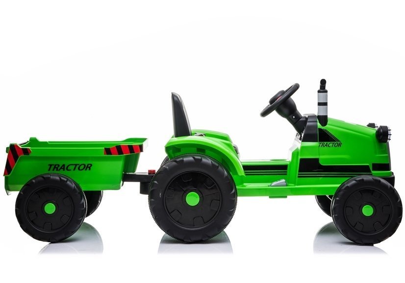 Elektro Kindertraktor mit Anhänger YSA021A Grün 12V