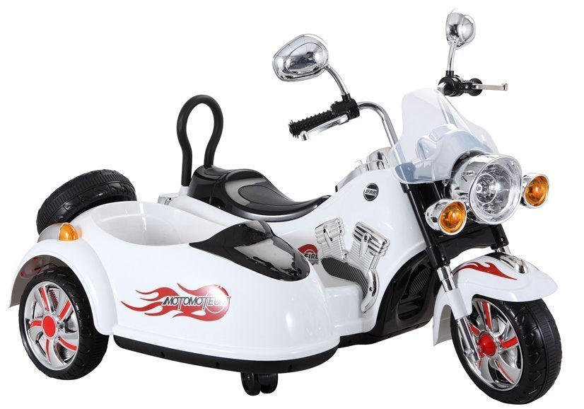 Elektro Kindermotorrad SX138 Weiß