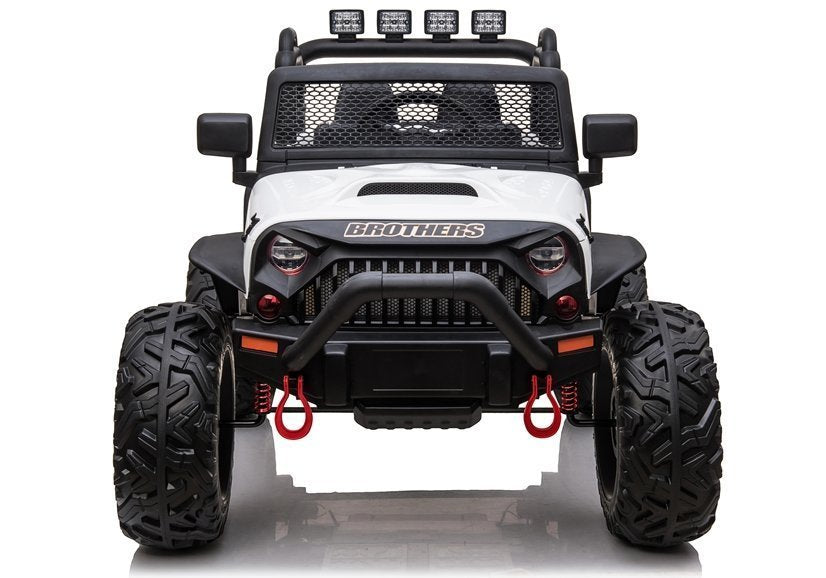Elektro Kinderfahrzeug Jeep JC666 Weiß 2x200W 4x4