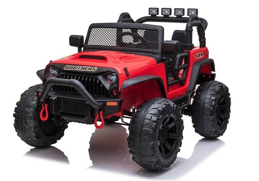 Elektro Kinderfahrzeug Jeep JC666 Rot 2x200W mit EVA-Reifen für Kinder von 3 bis 8 Jahren