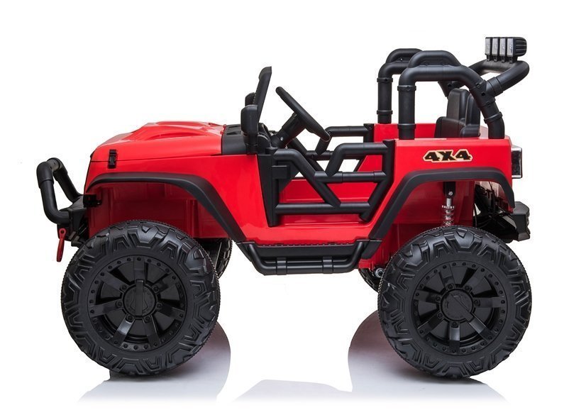 Elektro Kinderfahrzeug Jeep JC666 Rot 2x200W mit EVA-Reifen für Kinder von 3 bis 8 Jahren