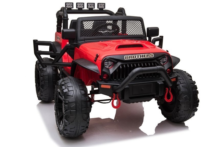 Elektro Kinderfahrzeug Jeep JC666 Rot 2x200W mit EVA-Reifen für Kinder von 3 bis 8 Jahren