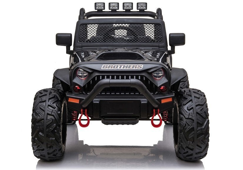 Kinderfahrzeug Jeep JC666 Schwarz Lackiert 4x4