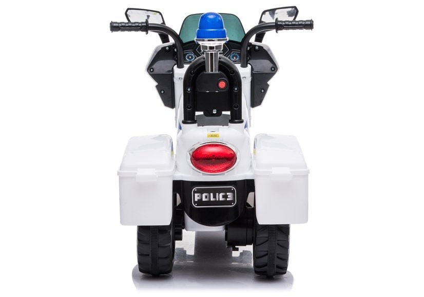 Elektro Kindermotorrad TR1912 Polizei Weiß