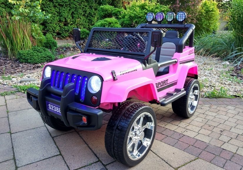 Elektrisches Fahrt Auf Auto S2388 Jeep Rose 4x45W