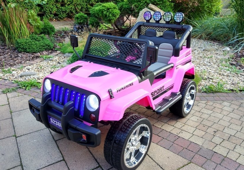 Elektrisches Fahrt Auf Auto S2388 Jeep Rose 4x45W