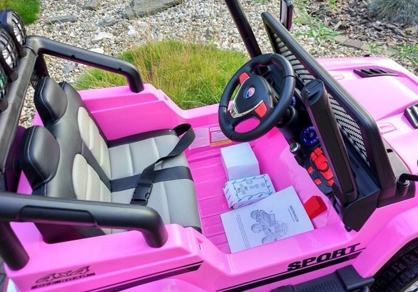Elektrisches Fahrt Auf Auto S2388 Jeep Rose 4x45W