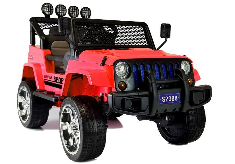Elektro Kinderfahrzeug Jeep S2388 Rot 4x45W
