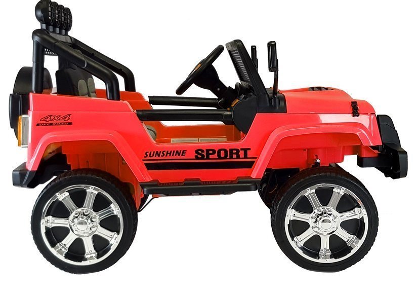 Elektro Kinderfahrzeug Jeep S2388 Rot 4x45W