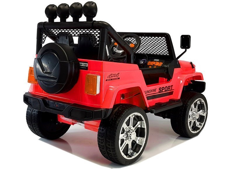 Elektro Kinderfahrzeug Jeep S2388 Rot 4x45W
