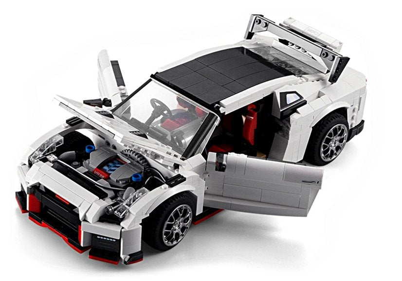 A sports car made of 1,322 elements