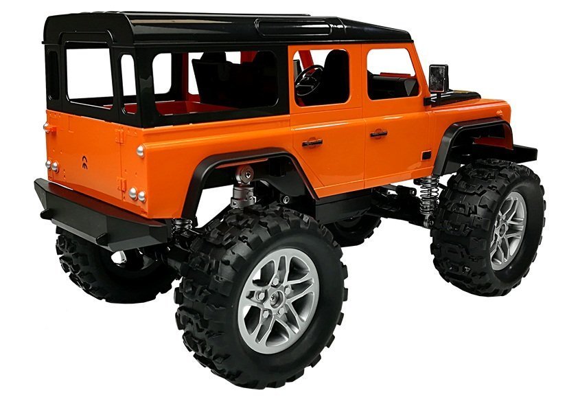 Ferngesteuertes Spielzeugauto Land Rover Defender R C Orange 1 14
