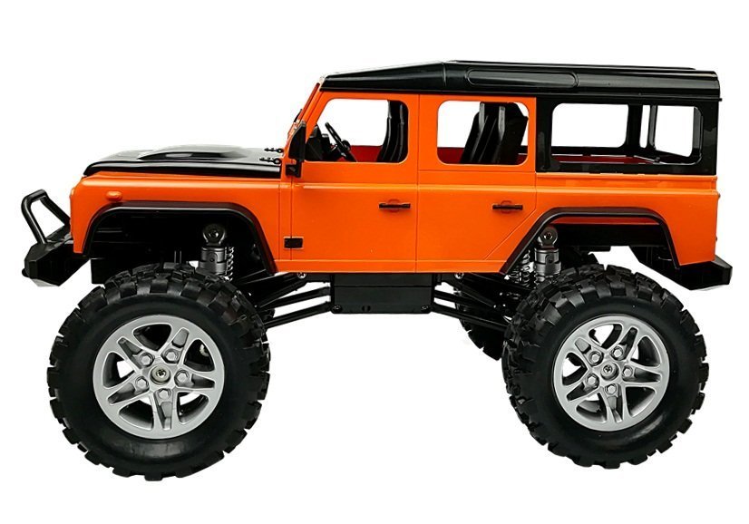 Ferngesteuertes Spielzeugauto Land Rover Defender R C Orange 1 14