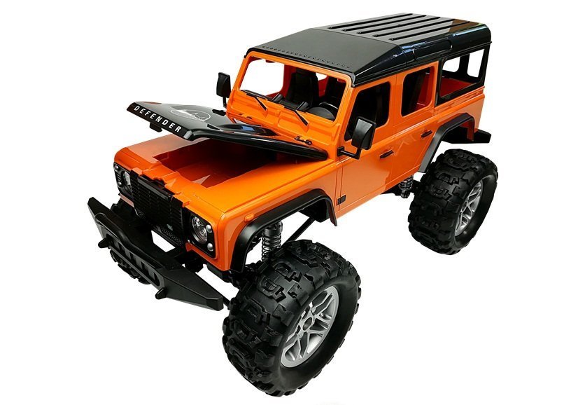 Ferngesteuertes Spielzeugauto Land Rover Defender R C Orange 1 14