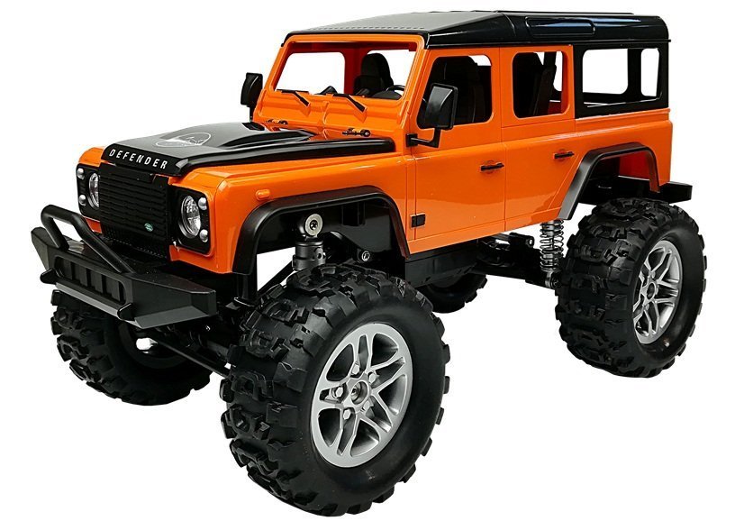 Ferngesteuertes Spielzeugauto Land Rover Defender R C Orange 1 14