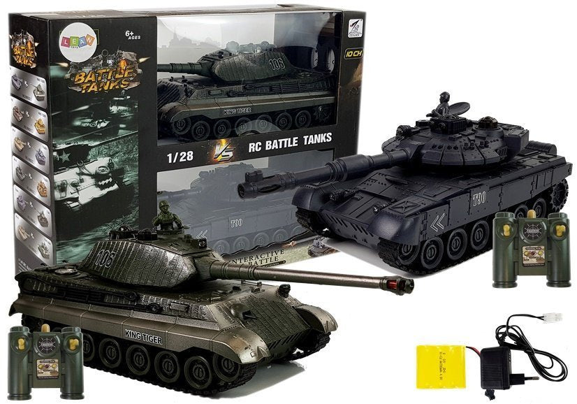 Ferngesteuerter Kampfpanzer RC 1 Zu 28 Grün Und Schwarz