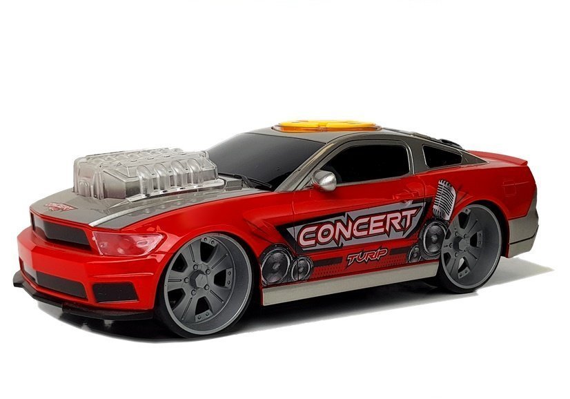 Car DJ with music panel and light speakers