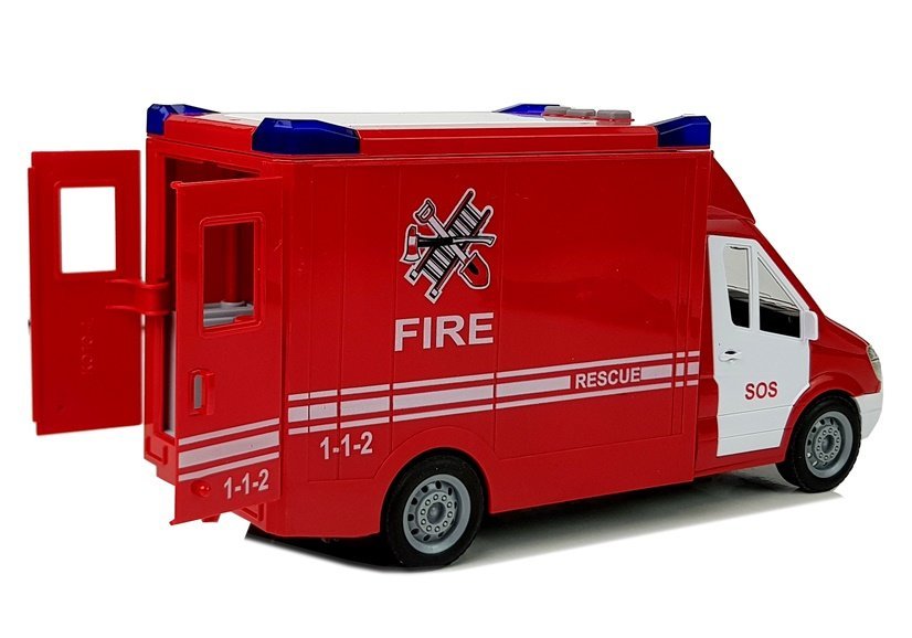 Feuerwehrauto Mit Frictional Sound Drive Und Öffnungstüren