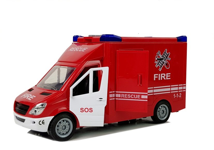 Feuerwehrauto Mit Frictional Sound Drive Und Öffnungstüren