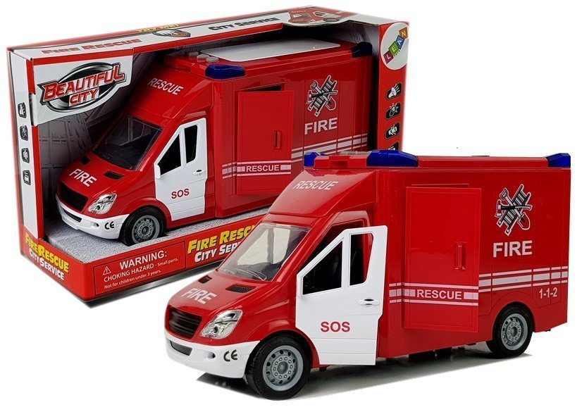Feuerwehrauto Mit Frictional Sound Drive Und Öffnungstüren
