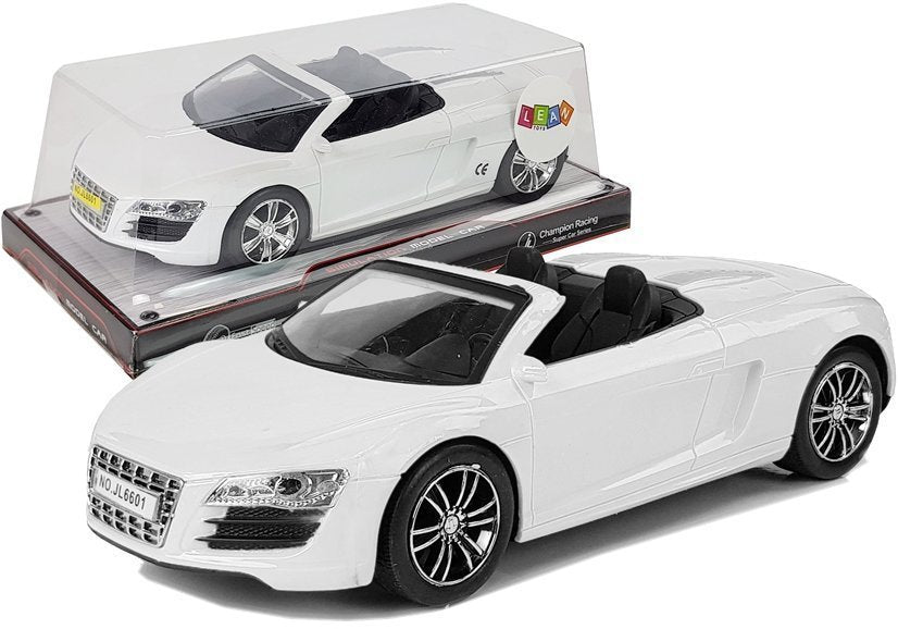 Ferngesteuertes Spielzeugauto mit Ziehendem Cabriolet Weiß 1:18