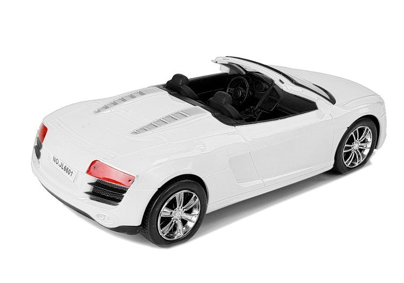 Ferngesteuertes Spielzeugauto mit Ziehendem Cabriolet Weiß 1:18