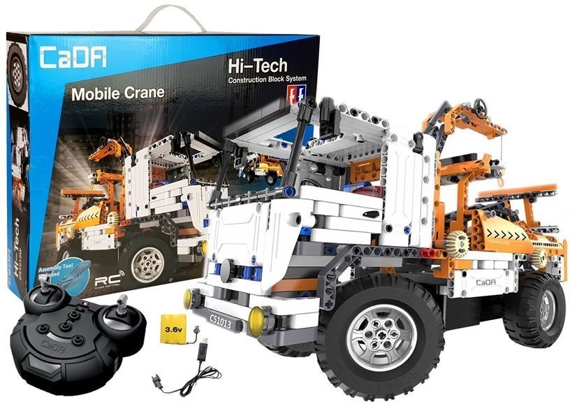 Tipper Truck Crane 2in1 Remote Controlled 2.4G Block 838 Elements C51013W