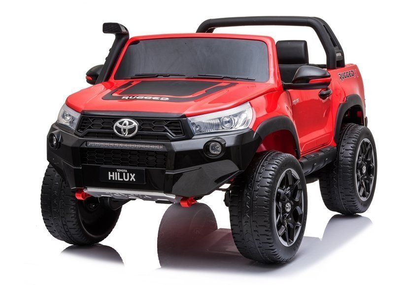 Elektro Kinderauto Toyota Hilux Rot Lackiert 2Sitzer