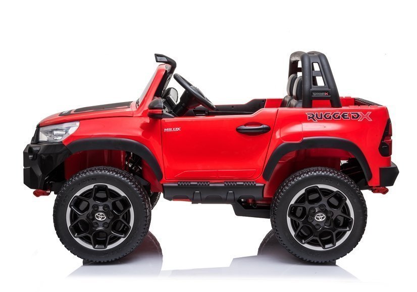 Elektro Kinderauto Toyota Hilux Rot Lackiert 2Sitzer