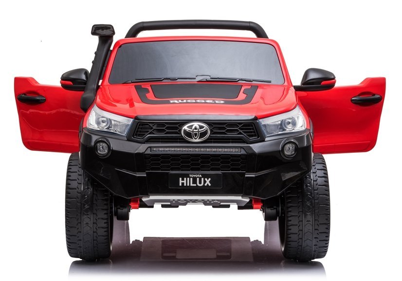 Elektro Kinderauto Toyota Hilux Rot Lackiert 2Sitzer