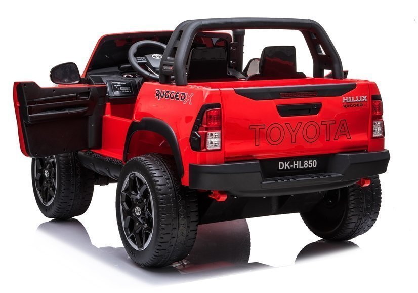 Elektro Kinderauto Toyota Hilux Rot Lackiert 2Sitzer