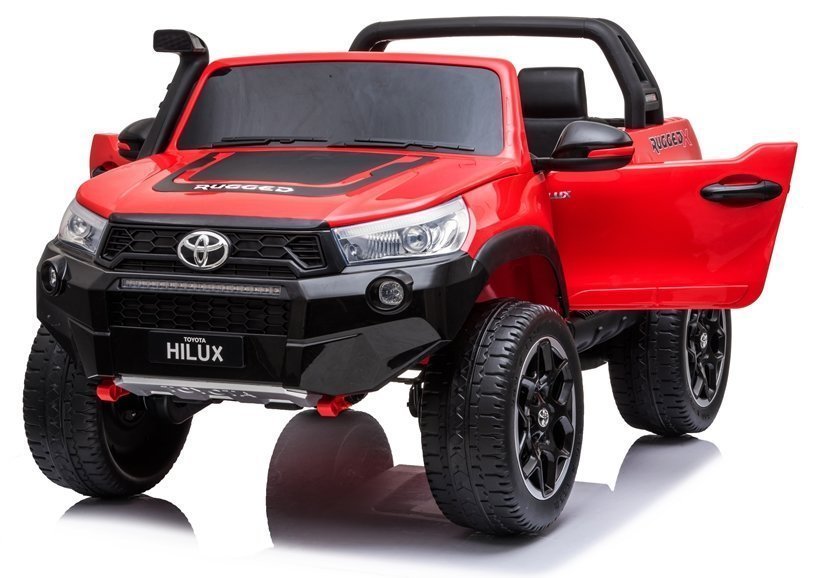 Elektro Kinderauto Toyota Hilux Rot Lackiert 2Sitzer