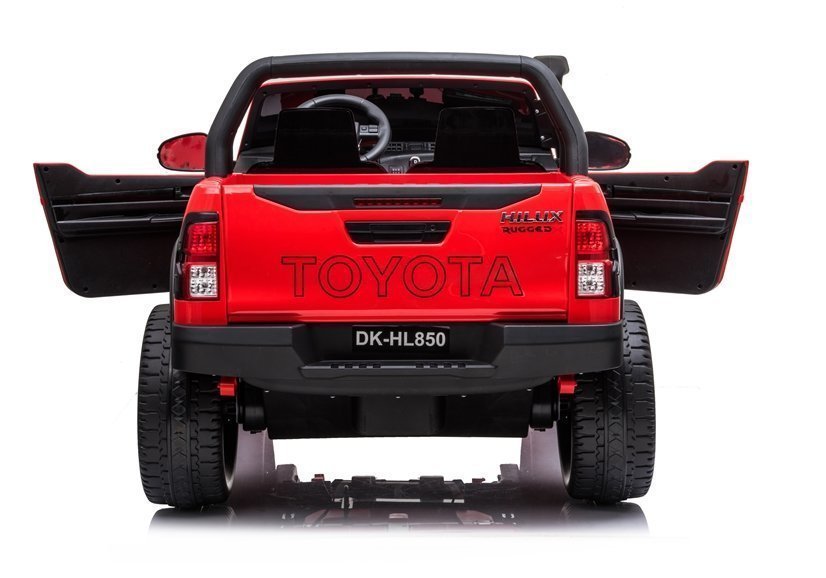 Elektro Kinderauto Toyota Hilux Rot Lackiert 2Sitzer